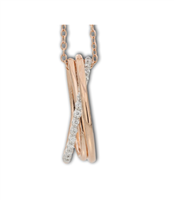 Collana Gemoro Donna LEGAMI in Oro rosa Diamante 0.09 Ct PB1706BR - PB1706BR